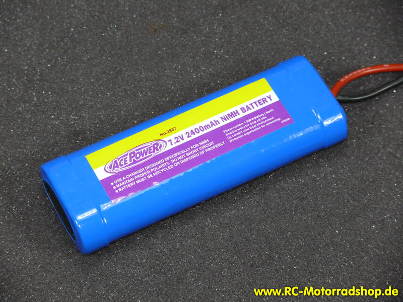 2937: Akku ACE Power 7,2V - 2400 mAh (NiMH) 2937