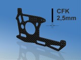 54020205: Hauptchassis 2,5mm links (1) CFK JABBER TWO 54020205