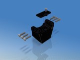 54020303: Gewichtscontainer MJF schwarz JABBER TWO 54020303