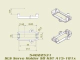 54022531: Servo Halter (LD) für KST A15-1810 / 1812, SLS, JABBER ONE / TWO 54022531