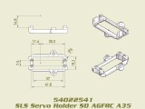 54022541: Servo Halter (LD) für AGFRC A35, SLS, JABBER ONE / TWO 54022541